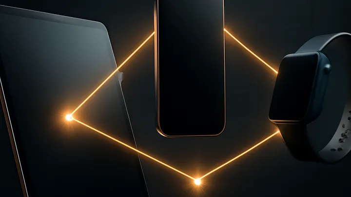 7999 BDT COM Multiple devices floating in harmony